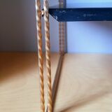 1960s metal string wall shelf.