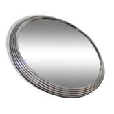 Silver silver art deco mirror tray