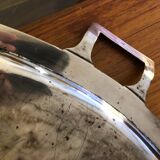 Silver metal tray