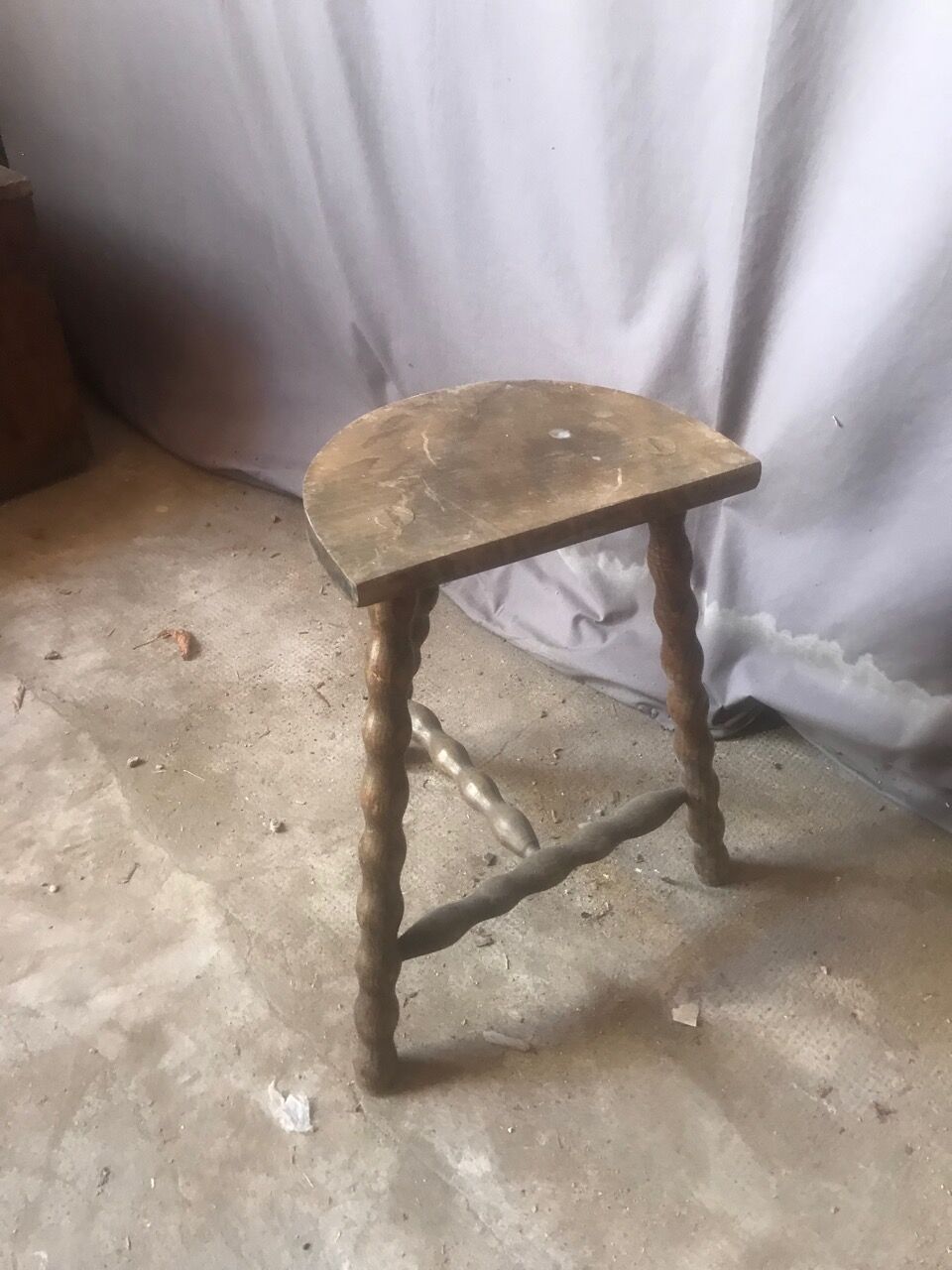 Wooden stool