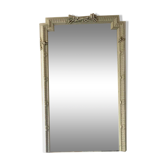 Louis XVI style mirror in wood and carved stucco 20th century