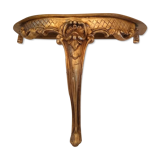 Wall-mounted half-moon console