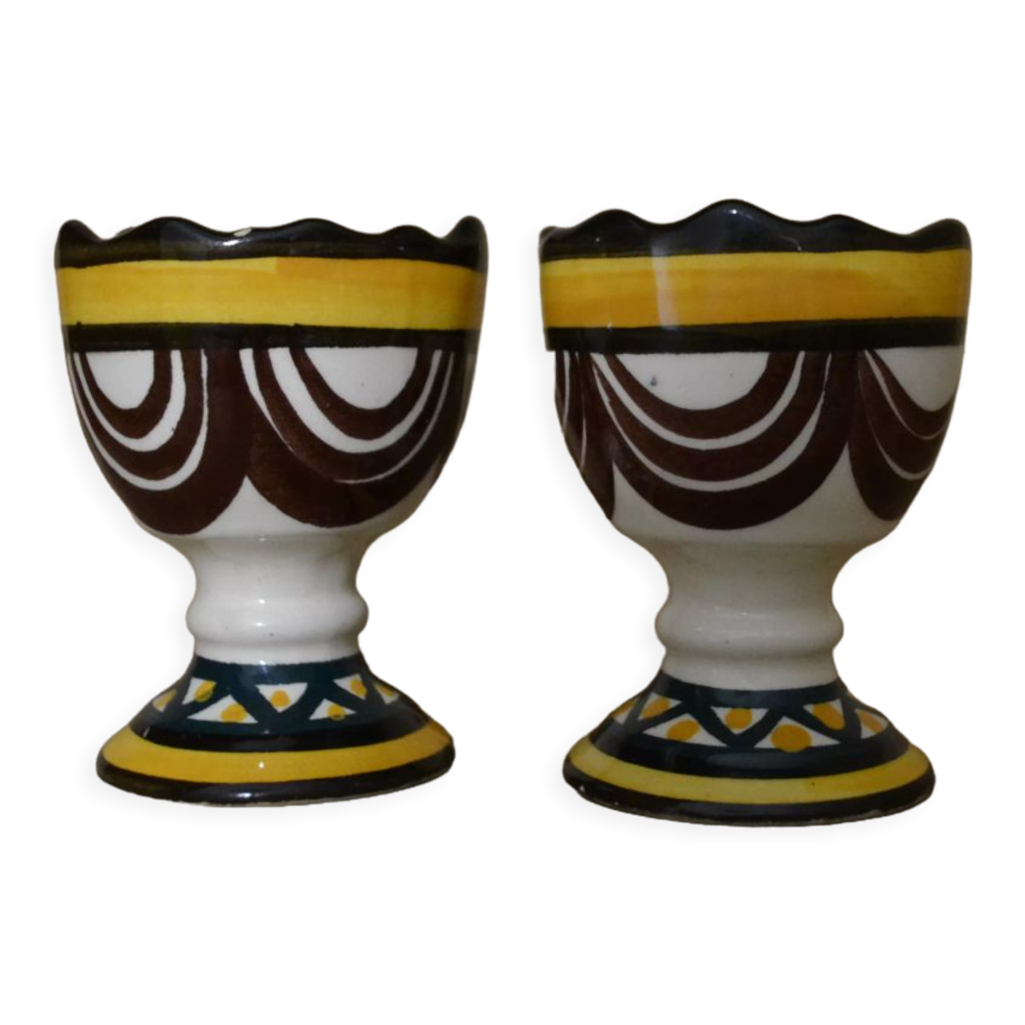 Lot de 2 coquetiers Saint Jean Brevelay