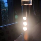Vintage Cylindrical Lamp • Minimalist Totem • Space Age • 1970
