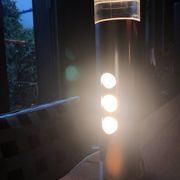 Vintage Cylindrical Lamp • Minimalist Totem • Space Age • 1970