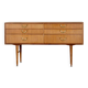 Buffet/commode Meredew du milieu du siècle en teck. Vintage