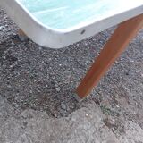 Vintage wooden formica kitchen table