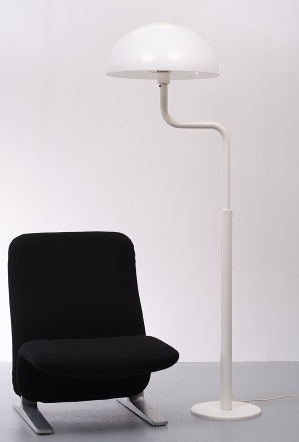 Lampadaire white space ace années 1970 italie