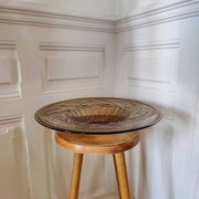 Smoked glass dish