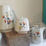 French floral porcelain coffee service