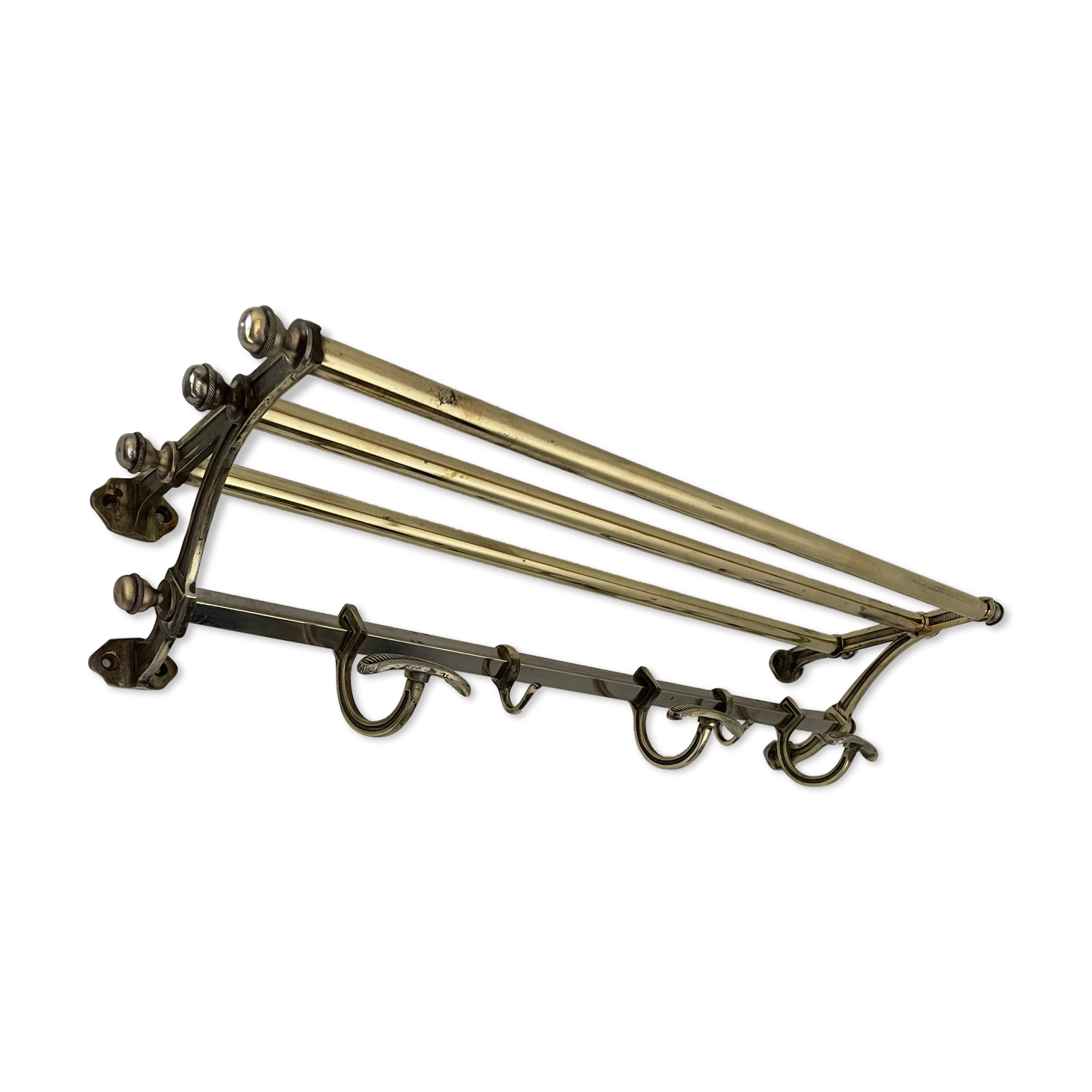 Wall coat rack, circa 1920