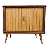 Low sideboard in teak veneer 1960"