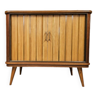 Low sideboard in teak veneer 1960"