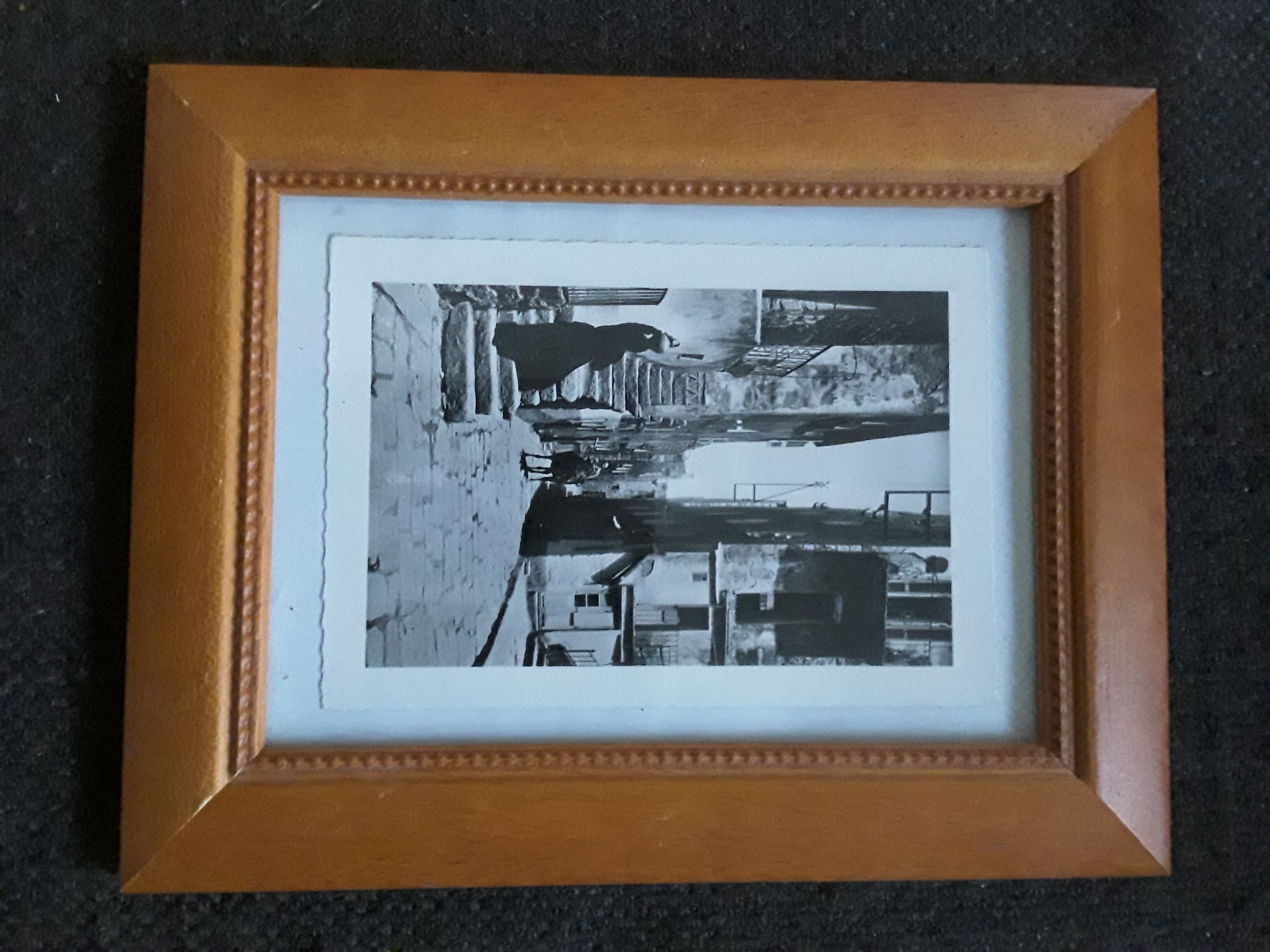 Photo frame postcard Corsica