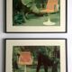 Exhibition prints for the 30th anniversary of the Allibert chair, published in the 70s.