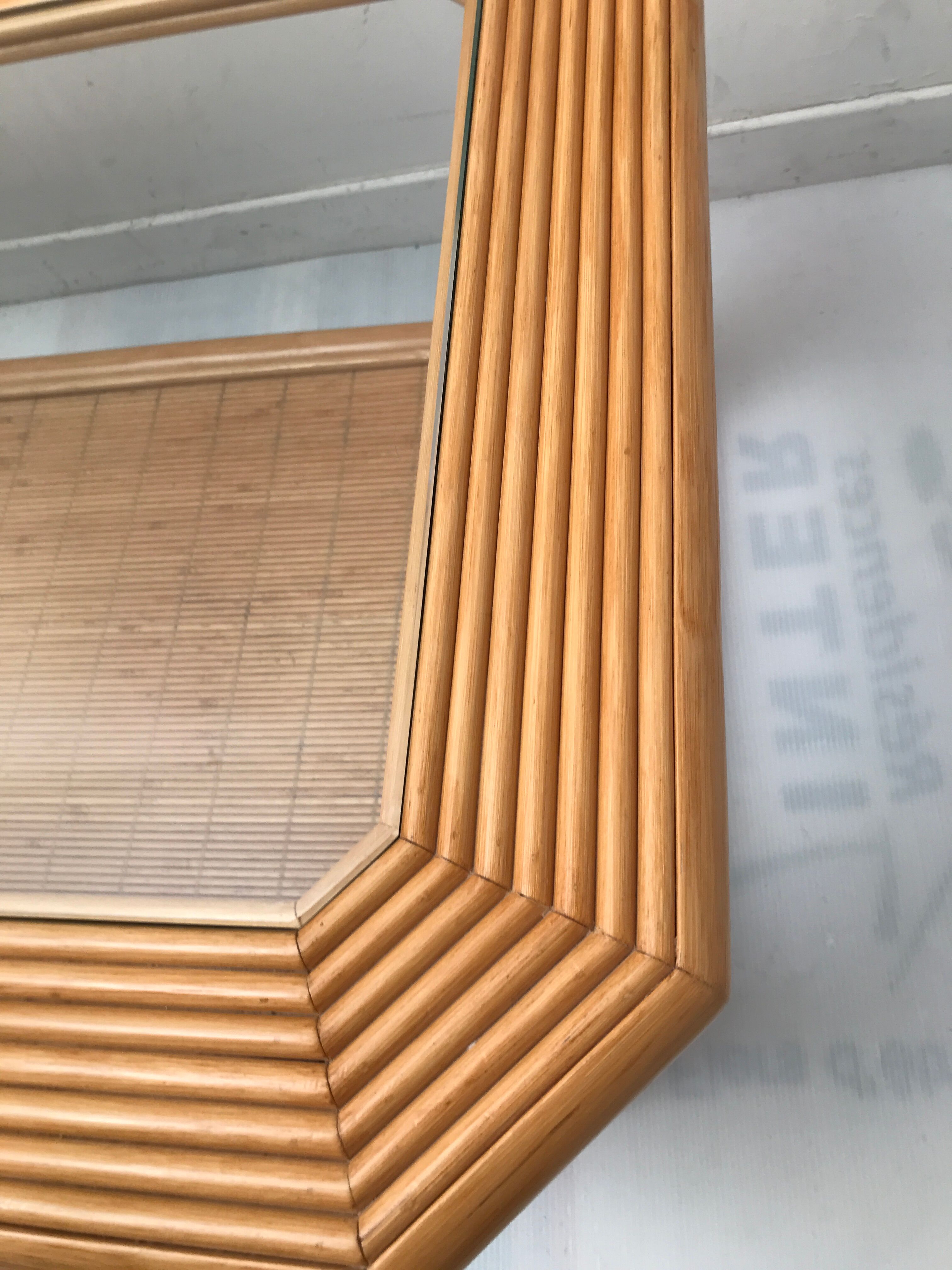 Bamboo coffee table 60-70s