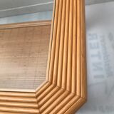 Table basse en bambou années 60-70