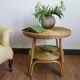 Table ronde en rotin