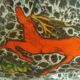 Empty pocket cup in ceramic from Vallauris the deer signed Luc years 1950 -1960*