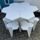 Table et chaises convertibles Jasp Hexagon par Mensa