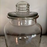 Bocal en verre avec couvercle