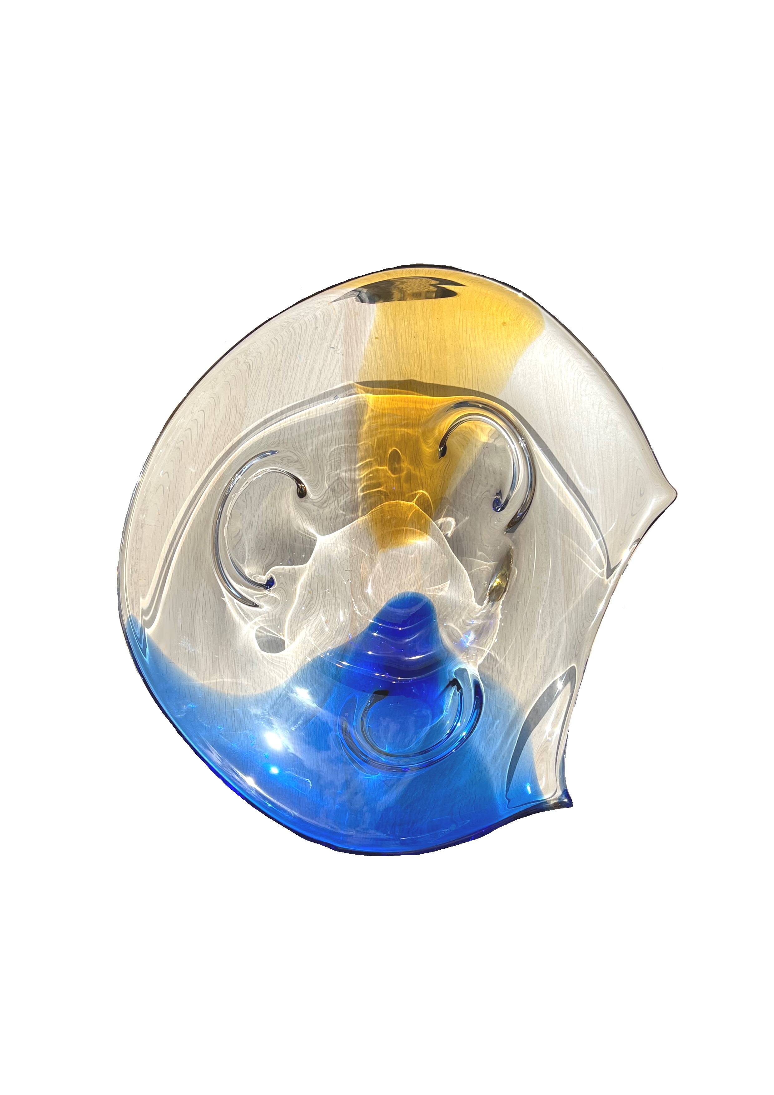 Plat en verre de Murano