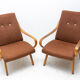 Pair of midcentury armchairs by jaroslav šmídek for jitona, 1960´s