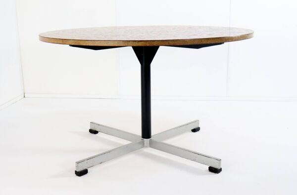 Table à manger ronde en cuivre