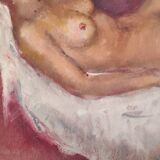 Reverie - pastel attributed to charles vasnier (1873 - 1961)