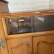 Vintage Oak Bookcase & Display Cabinet