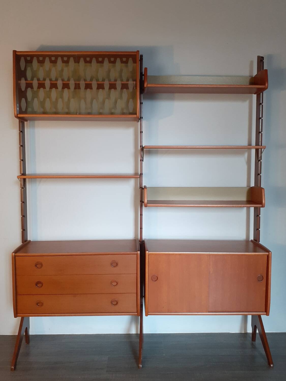 Ergo Teak Storage Cabinet, Vintage Scandinavian 1960s