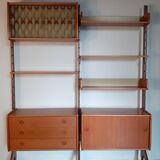 Ergo Teak Storage Cabinet, Vintage Scandinavian 1960s