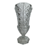Vintage cast glass vase