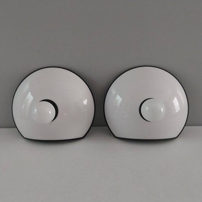 Pair of T. Cimini wall lights for Lumina - "Emi"
