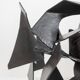 Jean Campa. Sculpture in cut patinated iron. 1980s.