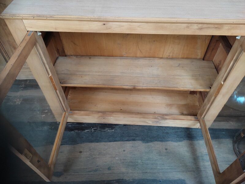 Buffet glazed solid wood Aérogommé antique