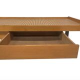 Lit en bois vintage avec tiroirs, Pays-Bas, 1960 design Lit de