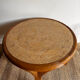 Vivai del Sud rattan dining table — Italy, 1970s