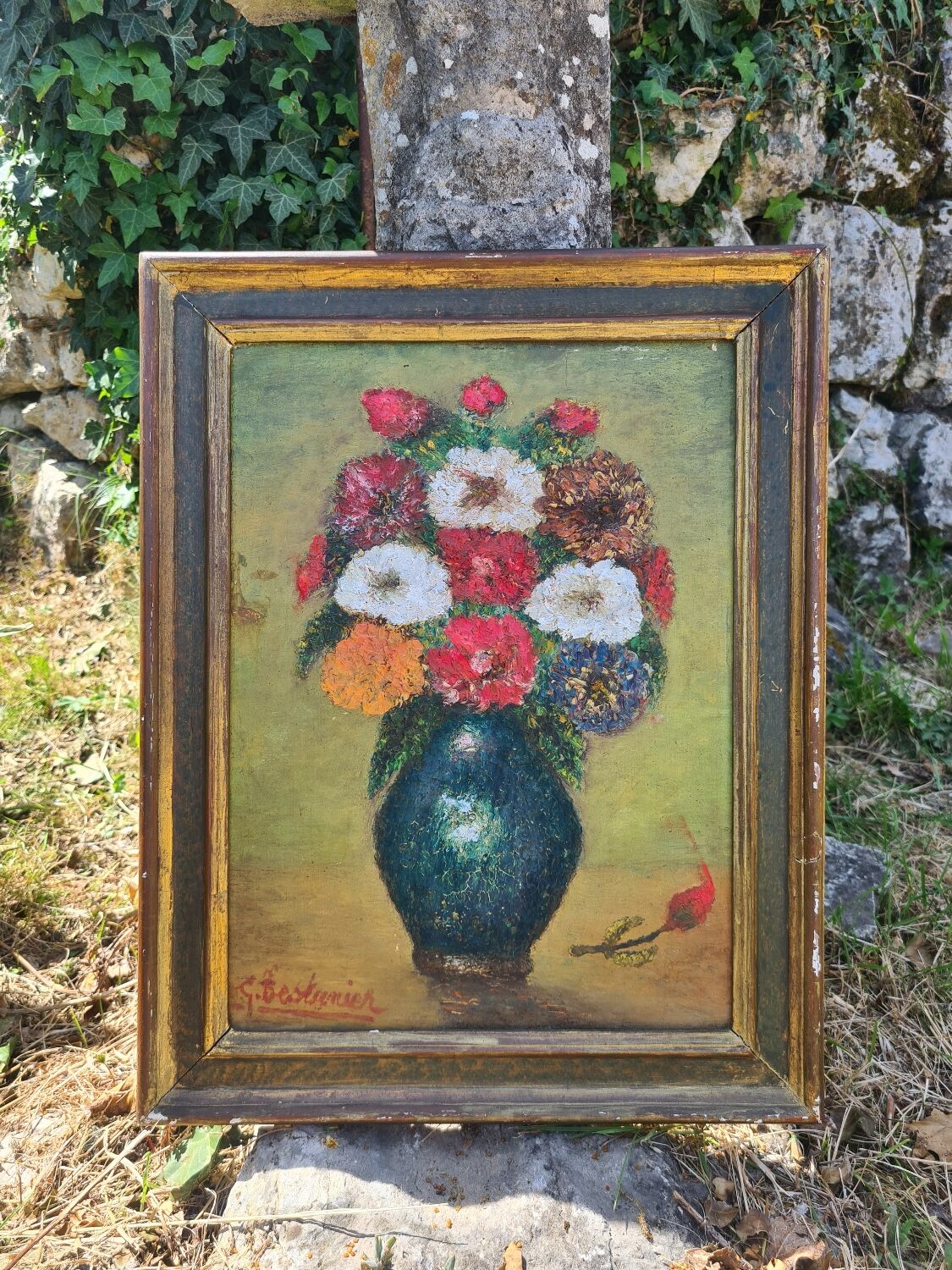 Painting still life painting on canvas