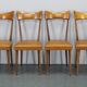 1950s Set of Four Italian Dining Chairs