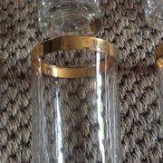 Series of 6 vintage glasses