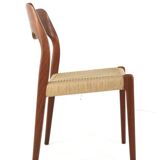 Lot de 4 chaises Niels O Möller modèle 71