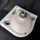 Lavabo d'angle Villeroy et Boch art déco