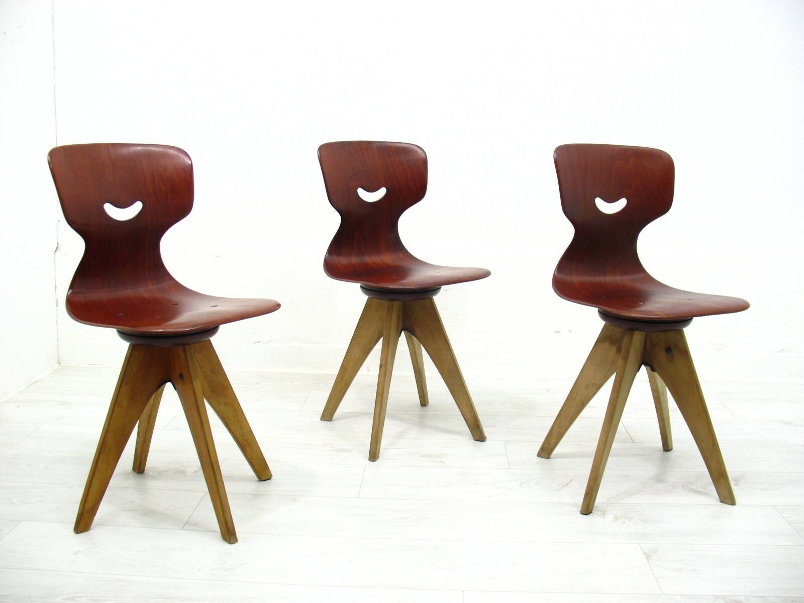 German Side Chair by A. Stegner for Flötotto, 1960s