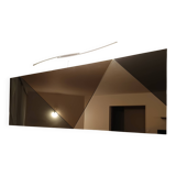 Mirror Ligne Roset 180 cm + wall light – Contemporary design