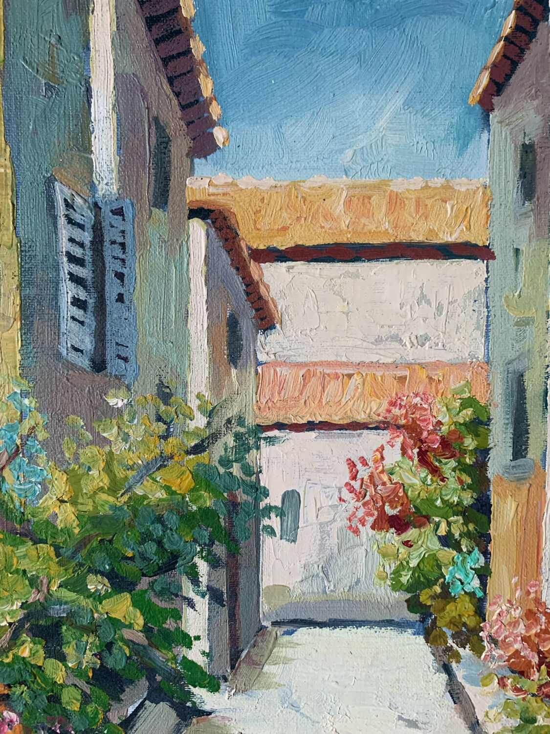 Oil painting on canvas