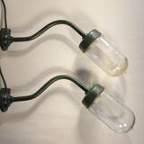 Pair of gooseneck sconces