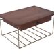 Vintage Floating Wall Shelf With Drawer, Teak String Rack 60's Design