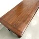 Farm table circa 1900 in solid oak and pine.