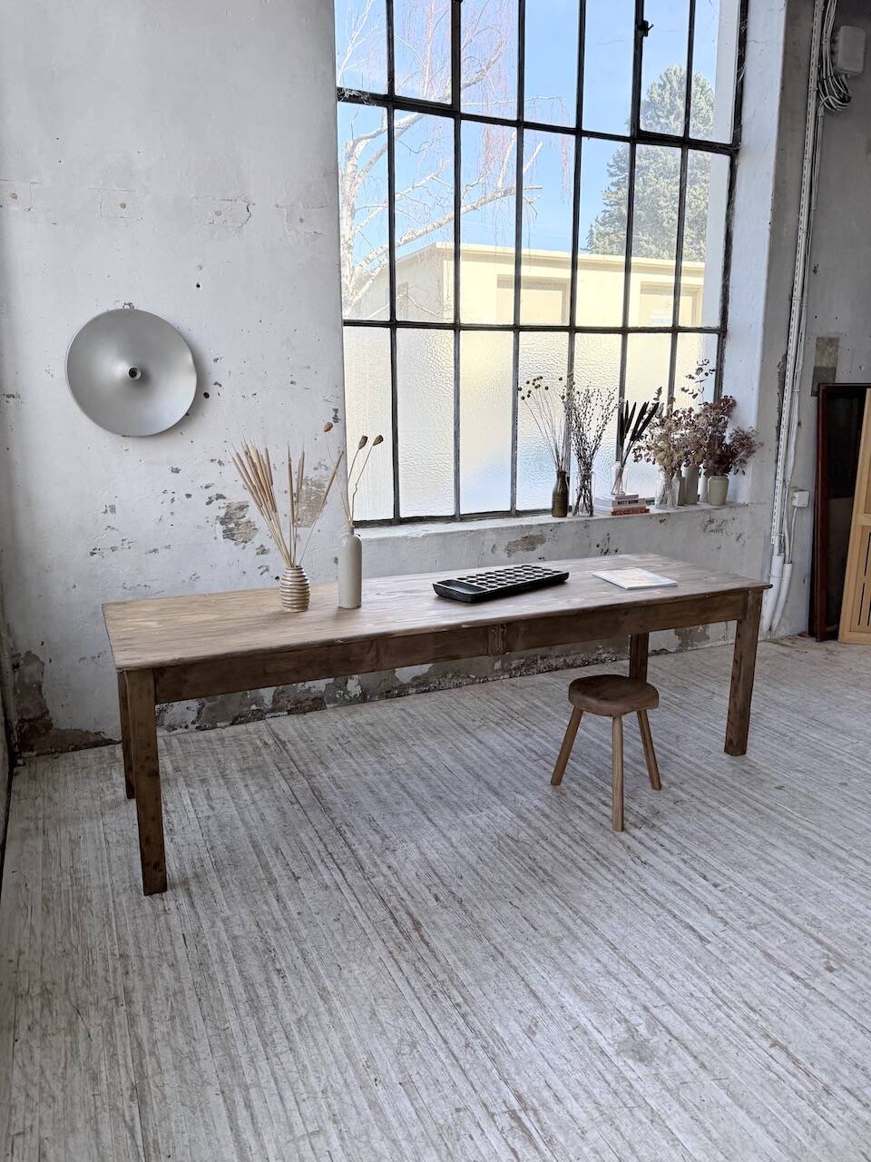 Farm table in pine 1950 250cm